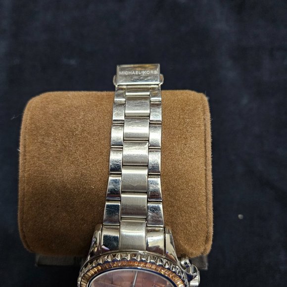 Michael Kors Everest Bracelet watch - pink crystal bezel - Picture 3 of 4